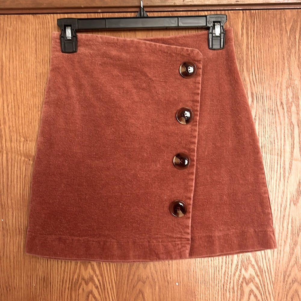 Small Altard State corduroy wrap skirt